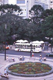 Autobús turístic de Curitiba. Autobús turístic de Curitiba.