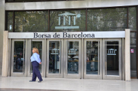 Borsa de Barcelona. Façana.