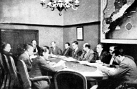 Consejo de Economía de la Generalitat de Cataluña, presidido por Andreu Capdevila, 1936.