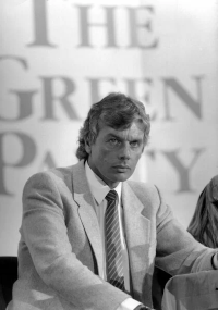 David Icke presentant el Green Party.