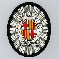 Guardia Urbana de Barcelona. Parche para el pecho 1978-1990. Fuente: Insignias policiales.