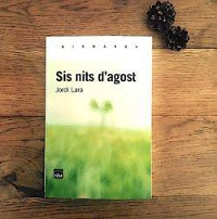 Jordi Lara. «Sis nits d'agost». Portada.