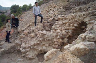 La Bastida. Detall de la construccio.