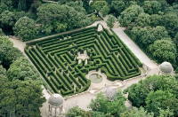 Laberint d'Horta. Vista aèria.