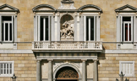 Palacio de la Generalitat de Catalunya. Portal.