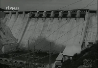 Pantà de Cijara fet amb el Pla Badajoz. Font: Filmoteca Espanyola, RTVE.es.