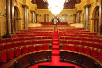 Parlamento de Cataluña. Salón de sesiones.