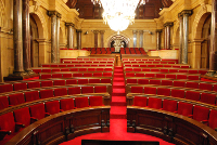 Parlament de Catalunya. Saló de sessions.