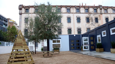 El pati de l’escola. / ACN. El pati de l’escola. / ACN.