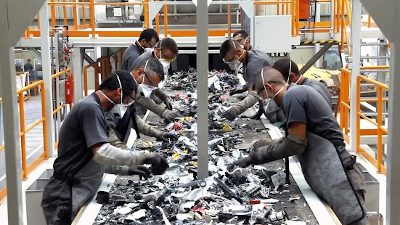Imagen: Foto cedida planta de tratamiento de residuos eléctricos EFE/David Bustabad. Imagen: Foto cedida planta de tratamiento de residuos eléctricos EFE/David Bustabad.