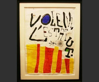 Volem l'Estatut. Quadre de Joan Miró.