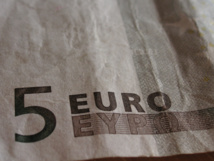 Bitllet de 5 Euros. Imatge: leafy. Font: PhotoXpress.